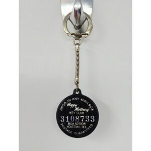 Vintage Original‎ Esso Happy Motoring Key Club Keychain Houston Texas